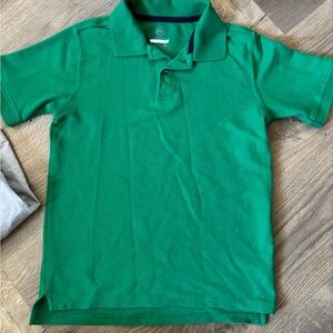 Wonder Nation Vibrant Green Kids Polo